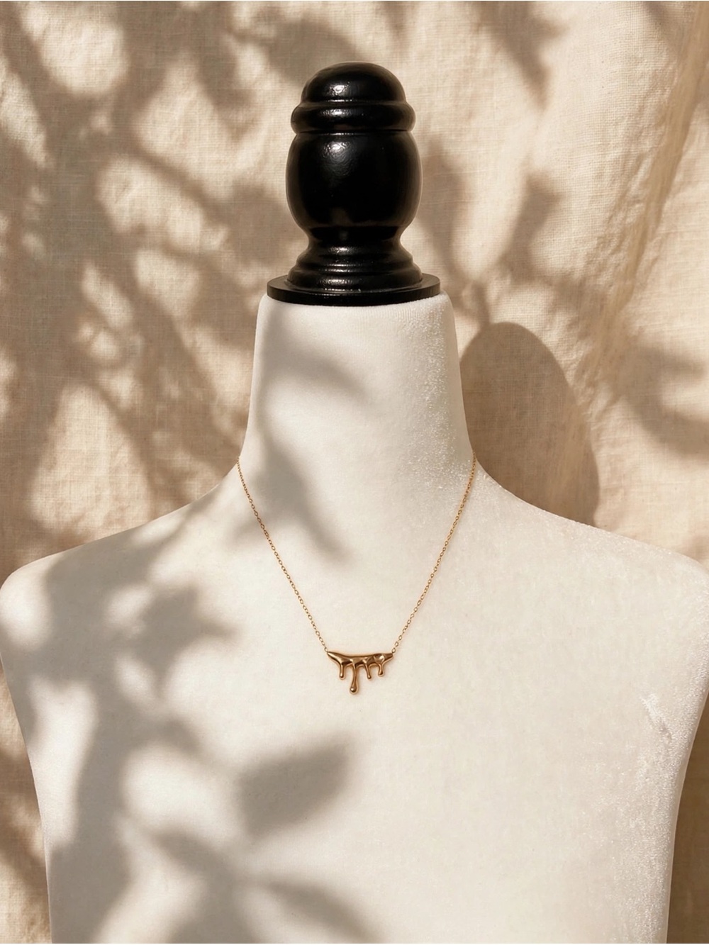 NEW! Gold Drip Necklace | Minimalist Stainless Steel Necklace
